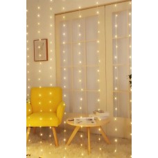 Perde Led 200 Ledli 2x2m Kumandalı